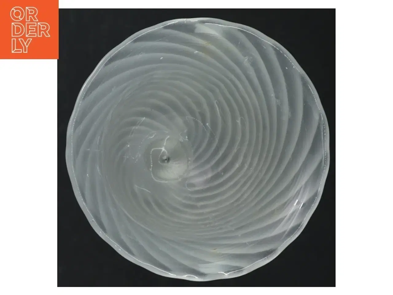 Billede 2 - Mælkehvidt glasvase (str. H. 23 cm)