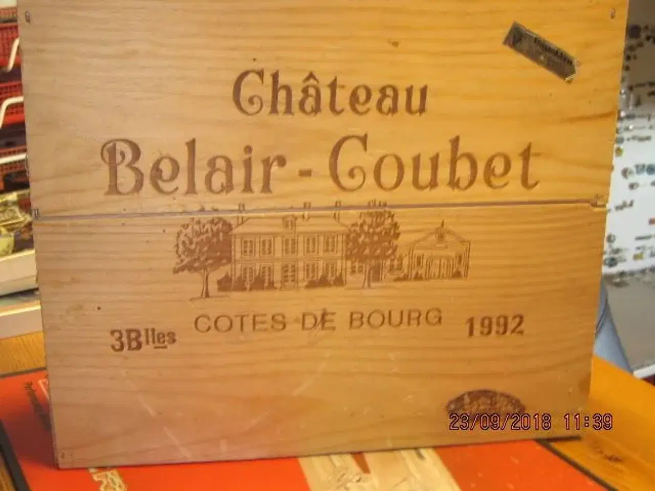 Billede 1 - 3 fl. " Cotes De Bourg"  årg. 1992  for samler