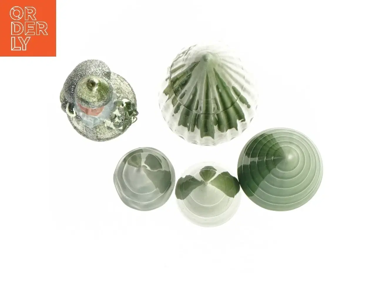 Billede 3 - Juletræ figurer og julemand dekoration (str. 9-22 cm)