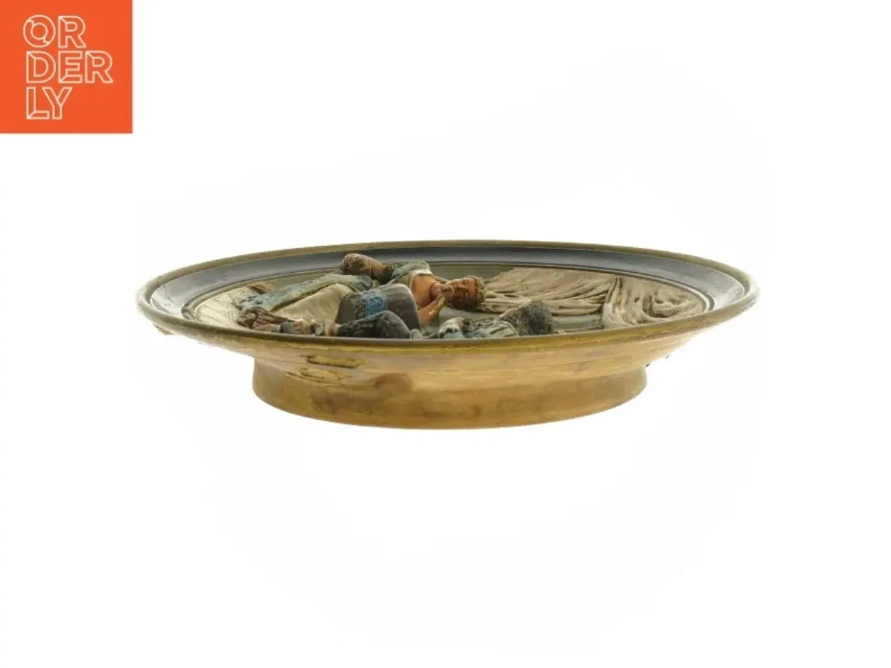 Billede 2 - Antikt keramik Relief  (str. Ø. 23 cm)