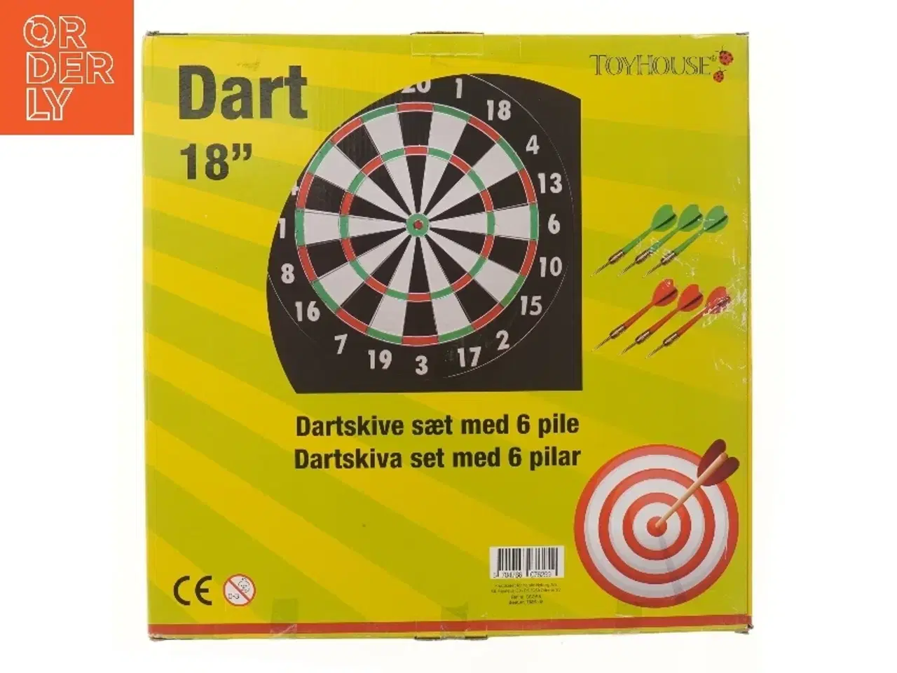 Billede 2 - Dartskydeskive med pile fra Toyhouse (str. Ø 42 cm)
