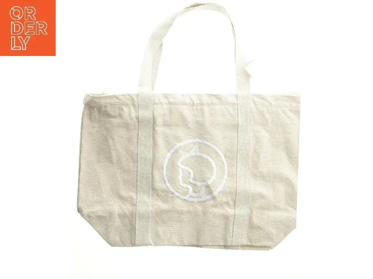 Billede 1 - Stor hvid mulepose fra Irma med logo fra Irma (str. 53x37 cm)