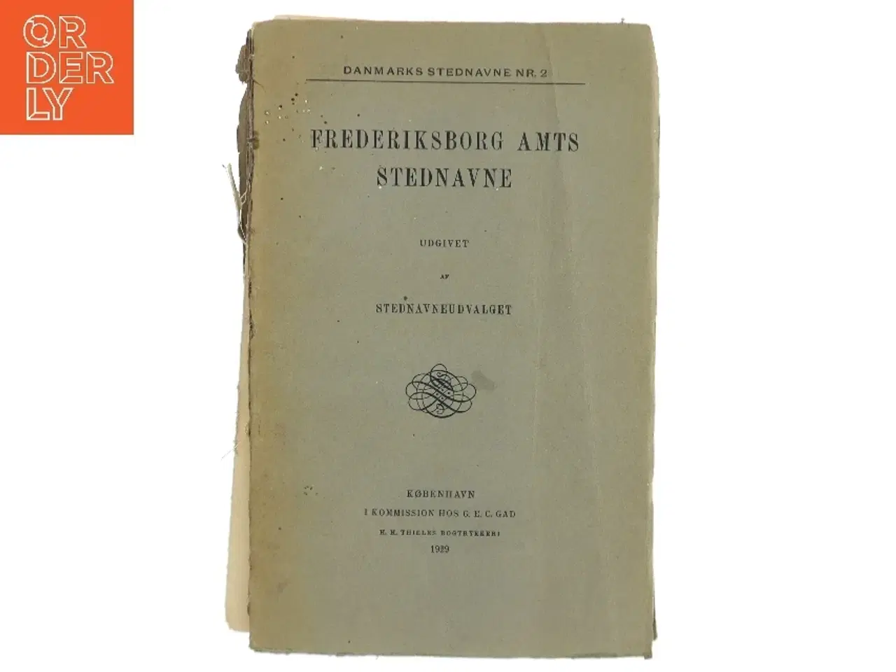 Billede 1 - Frederiksborg Amts Stednavne af Stednavneudvalget (Bog)