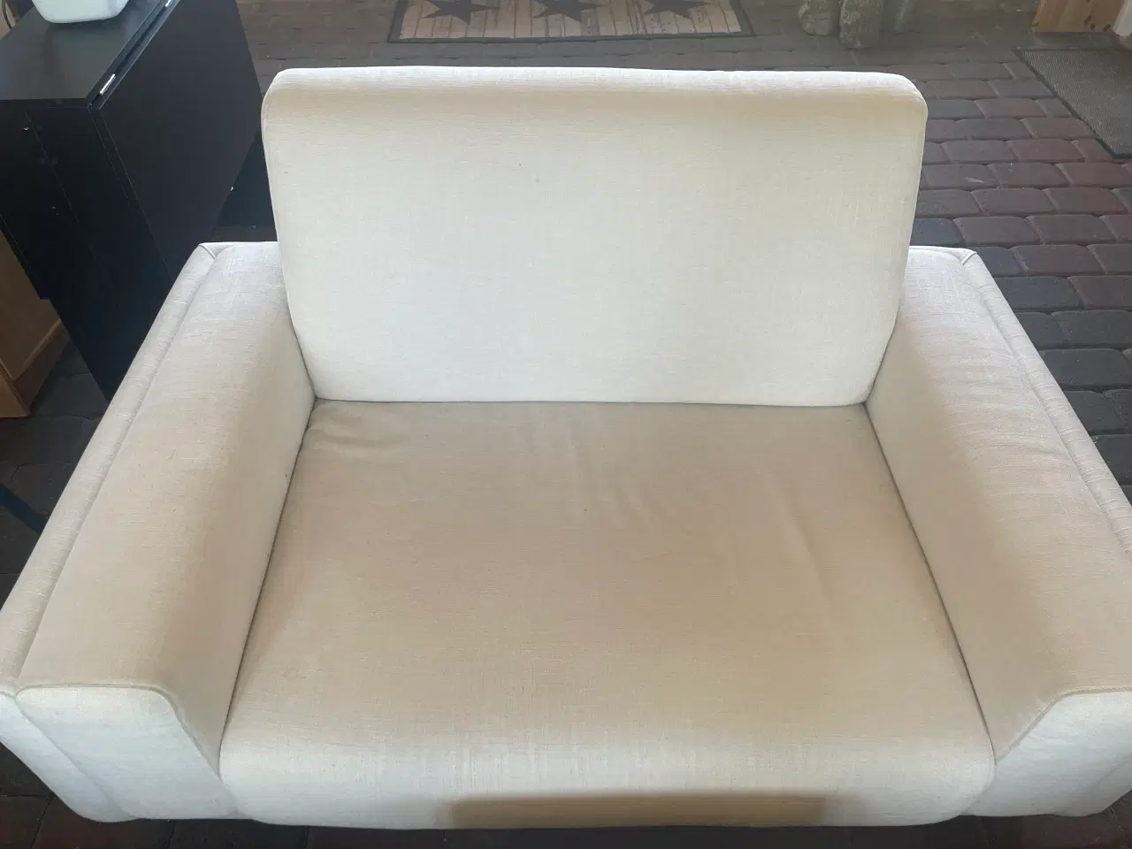 Billede 2 - 1.5-mands sofa med skammel 