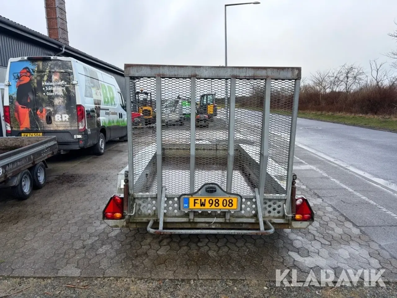 Billede 4 - Maskinetrailer Branderup Mt 3080 - 2 akslet - 2700kg