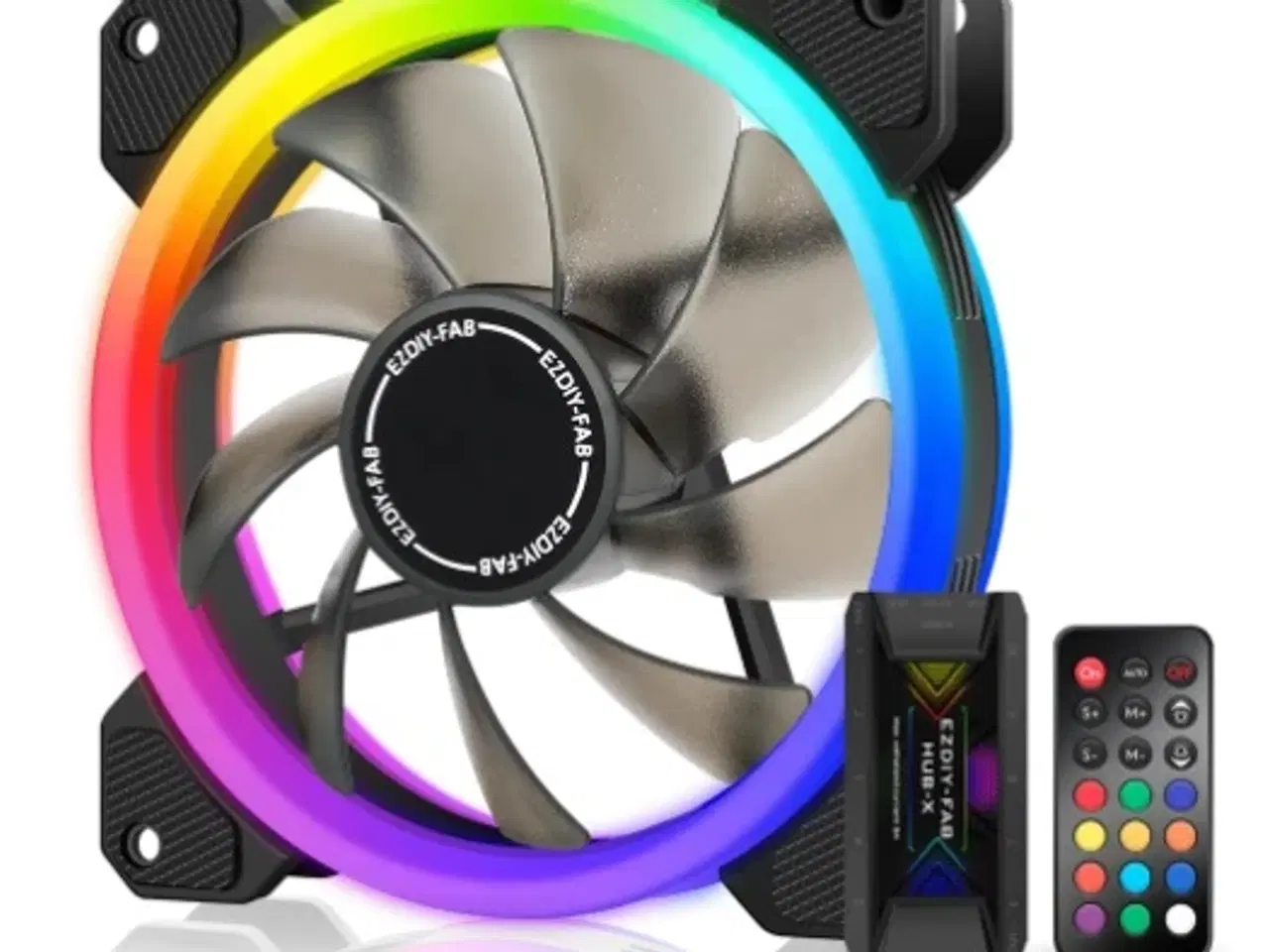 Billede 1 - Køling, EZDIY-FAB 5x RGB coolers