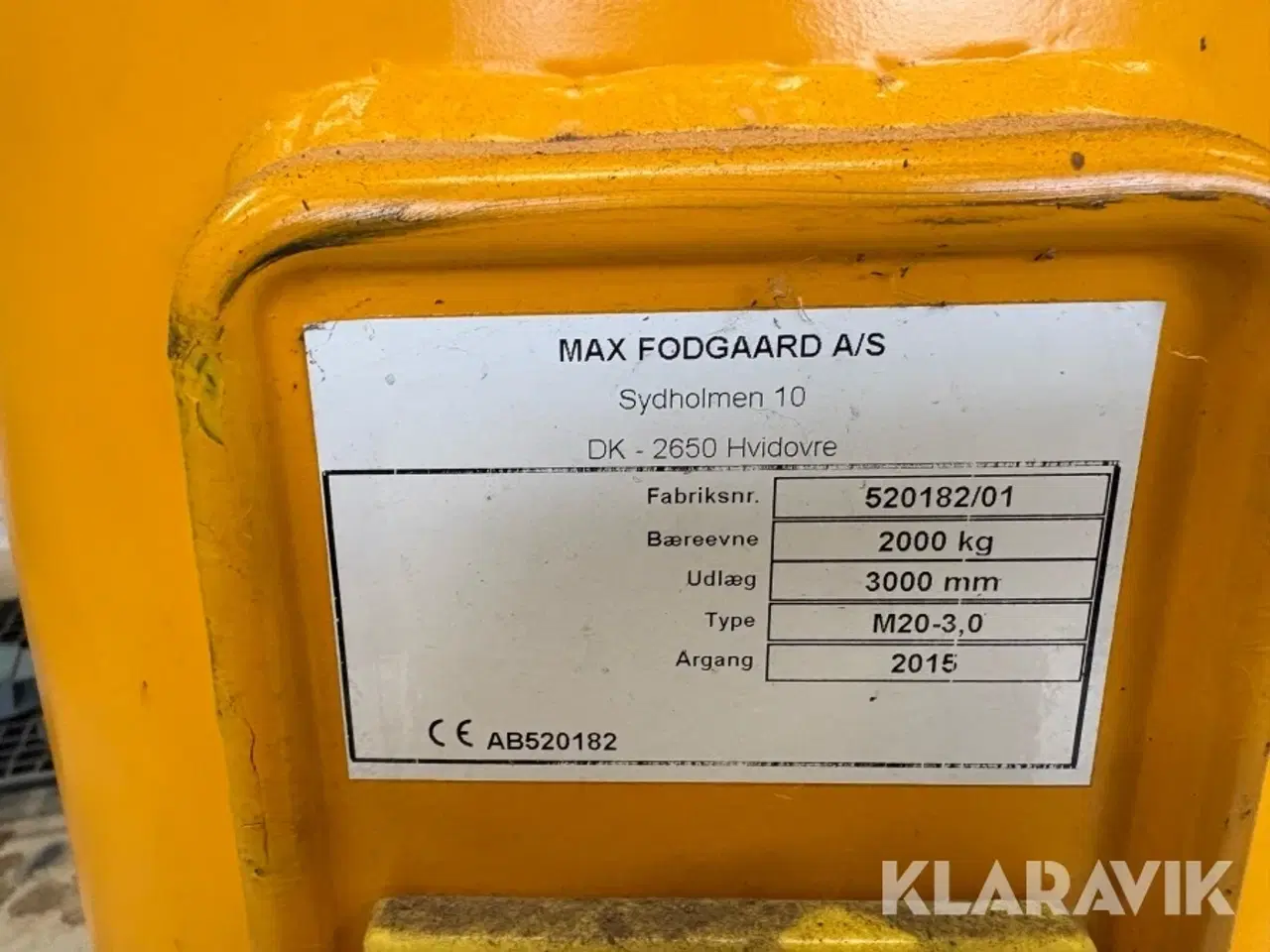 Billede 9 - Værkstedskran Danløft M20 - 3,0 2000kg