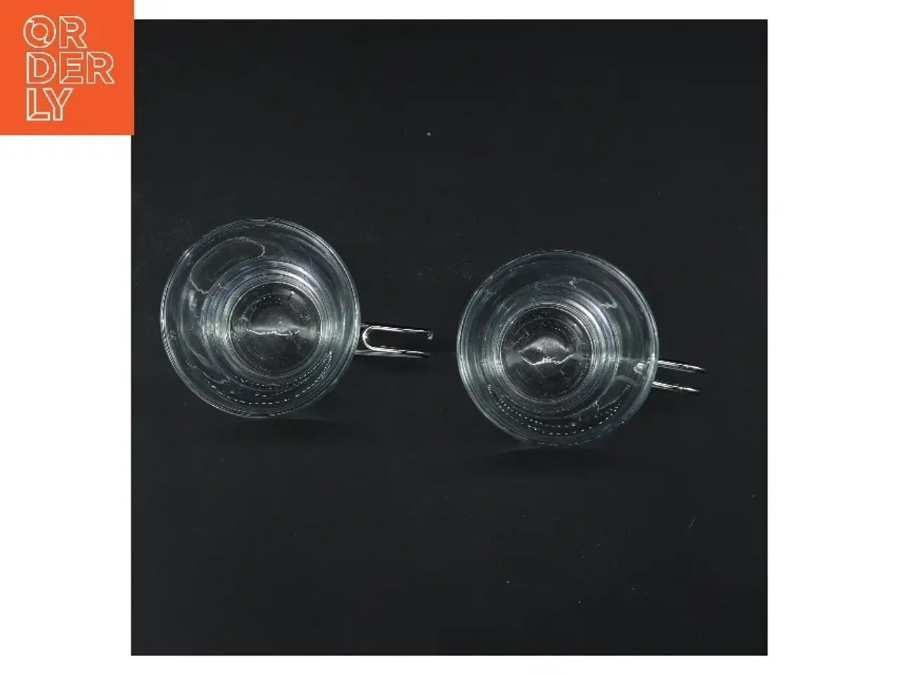 Billede 2 - Glaskopper nye med stålhåndtag (str. 2 stk Ø 8,5 cm længde 10 cm)