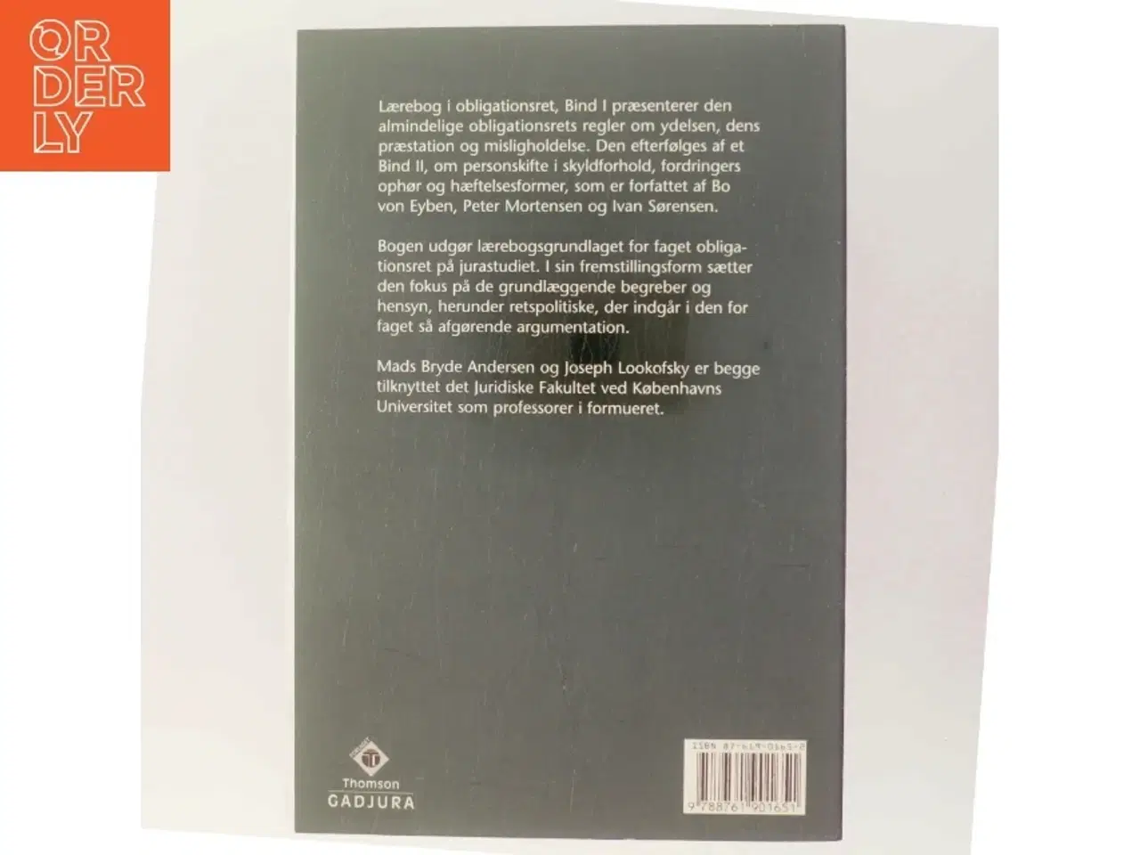 Billede 3 - Lærebog i obligationsret. Bind 1, Ydelsen, beføjelser (Bog)