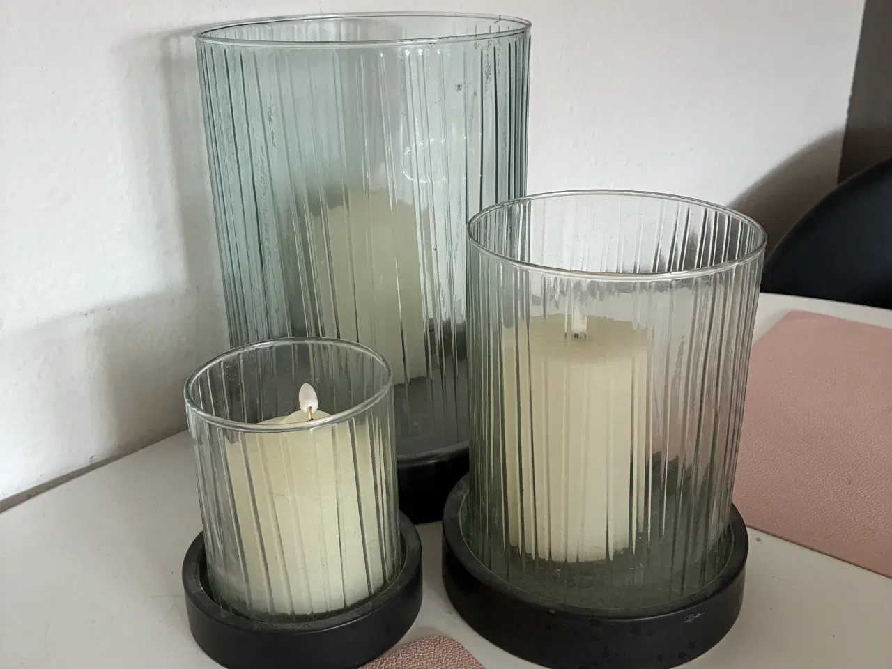 Billede 1 - Lysestager grøn 