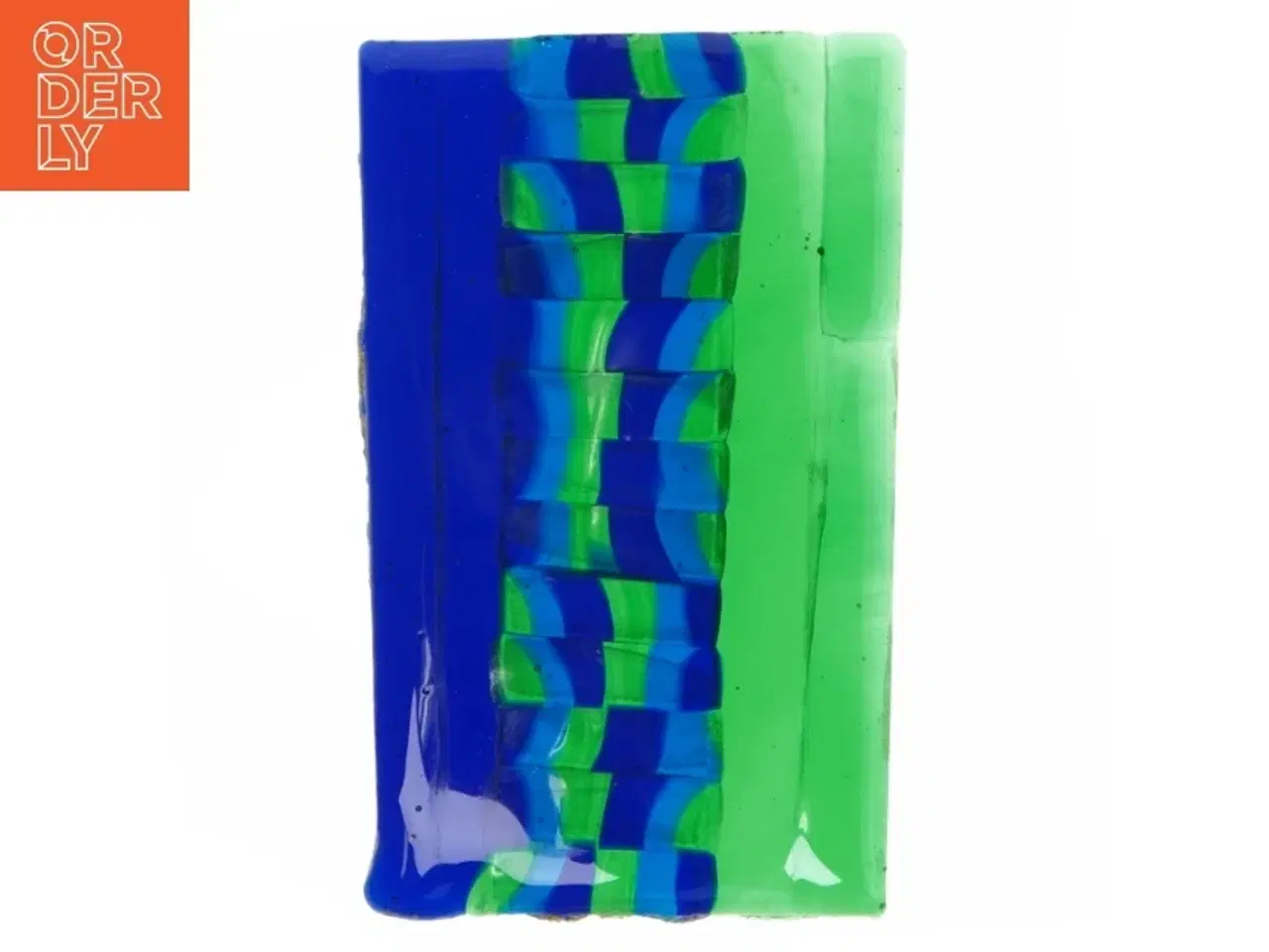 Billede 1 - Rektangulært glasdekoration (str. 20x11 cm)