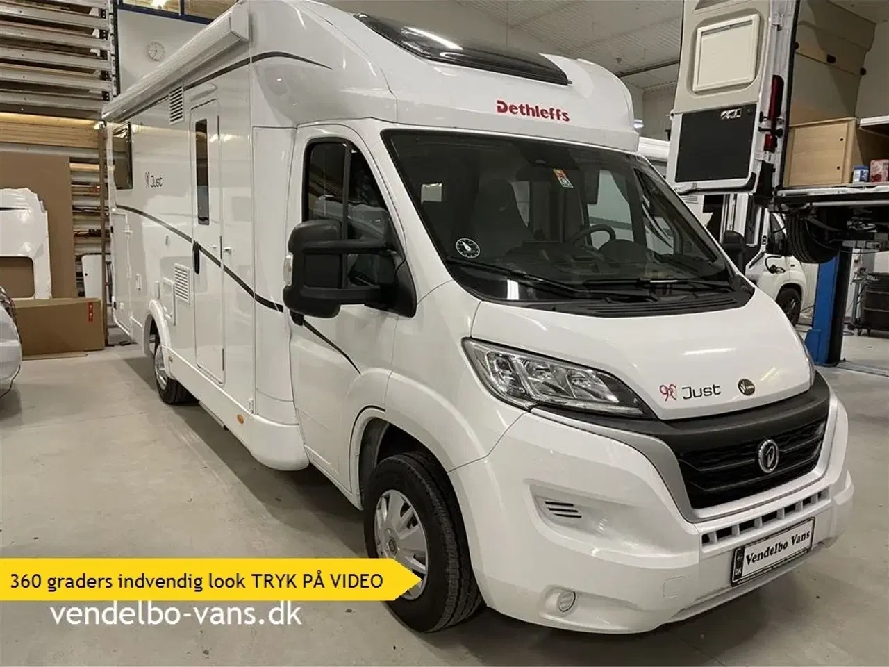 Billede 1 - 2025 - Dethleffs Just T 7052 EB - 90 Year   Enkeltsenge og garage - 90 års udstyrsmodellen