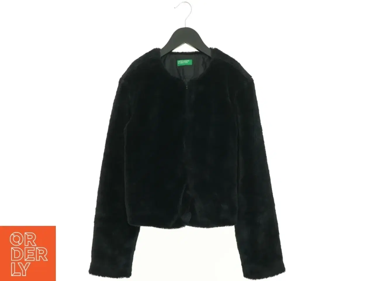 Billede 1 - Pels Fake fur Overgangsjakke fra Benetton (str. 152 cm)