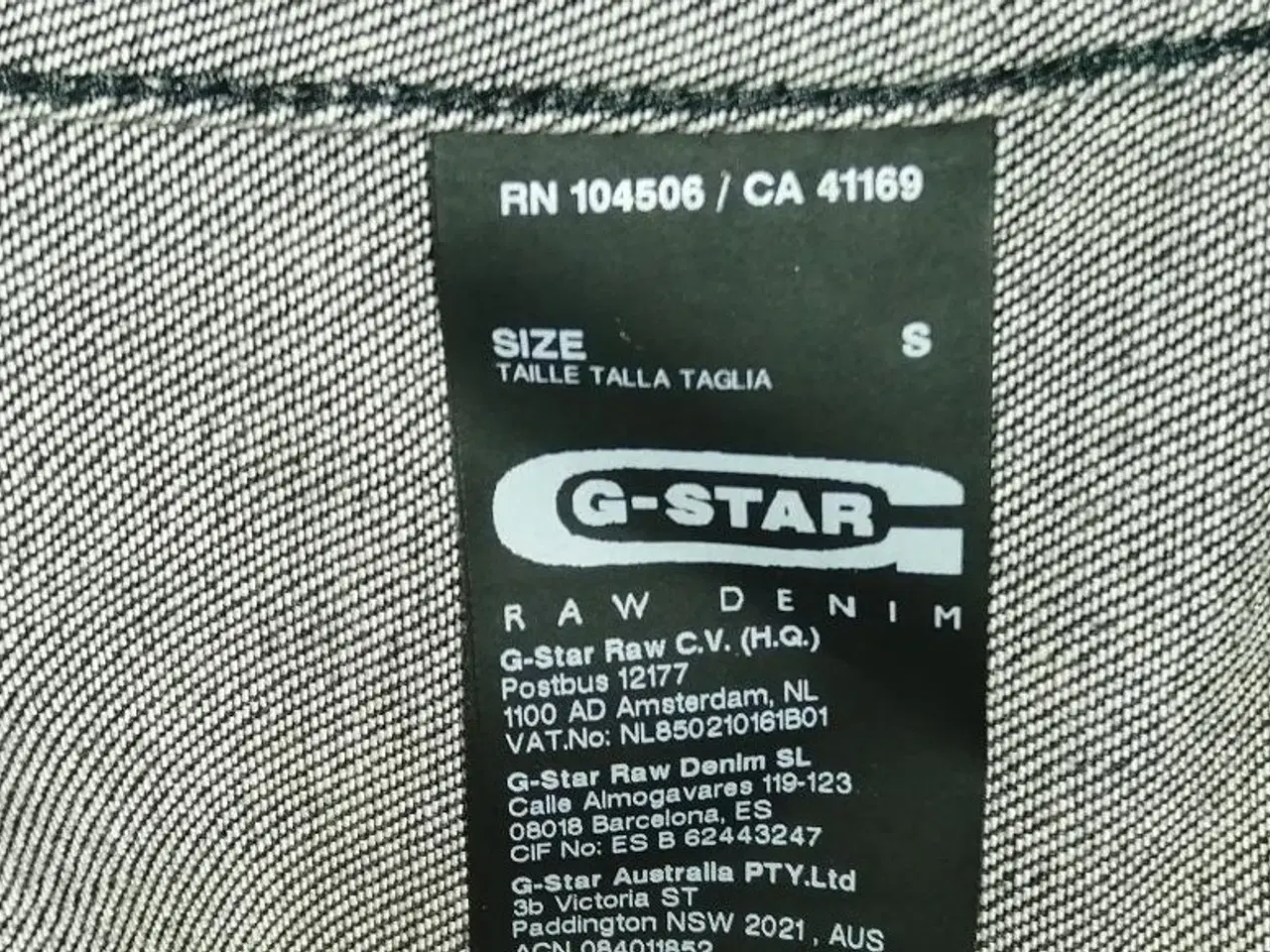 Billede 6 - G-STAR RAW COWBOYJAKKE MED STRÆK, SOM NY