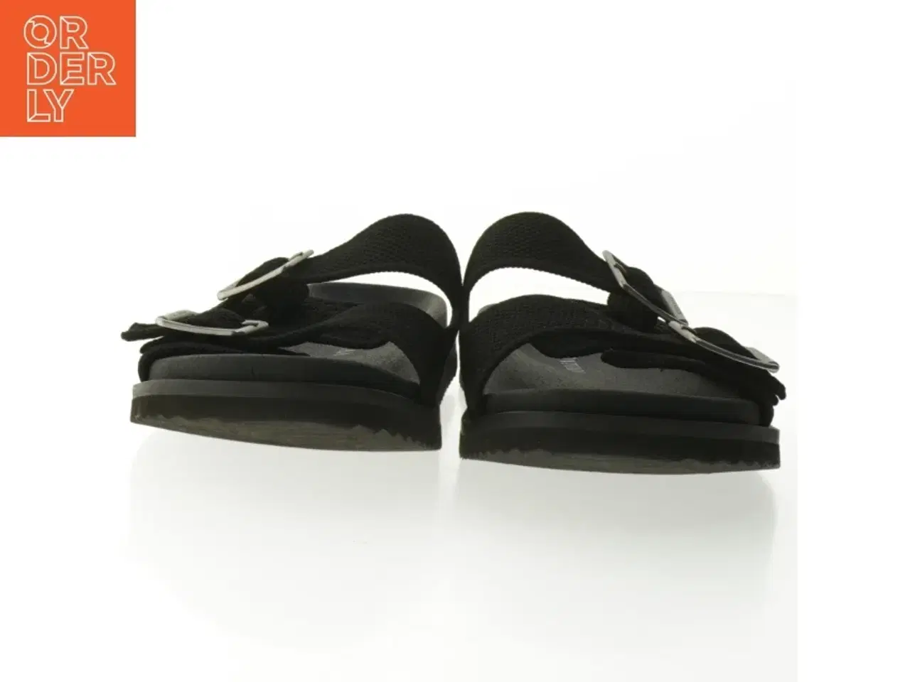 Billede 3 - Sorte slippers med spænder fra Vivala (str. Længde, 28 cm)