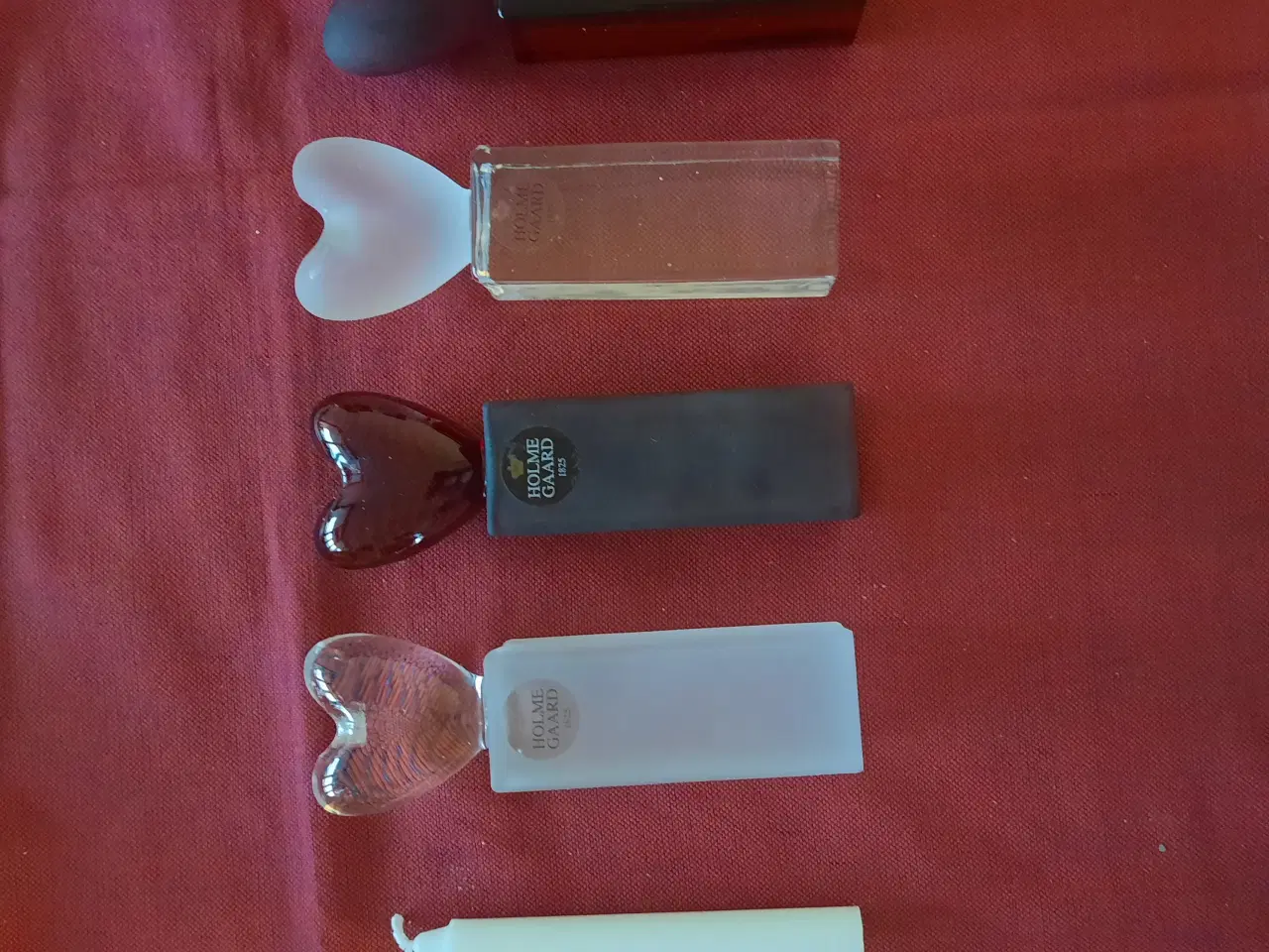 Billede 2 - 4 små Herstal jule lysetager