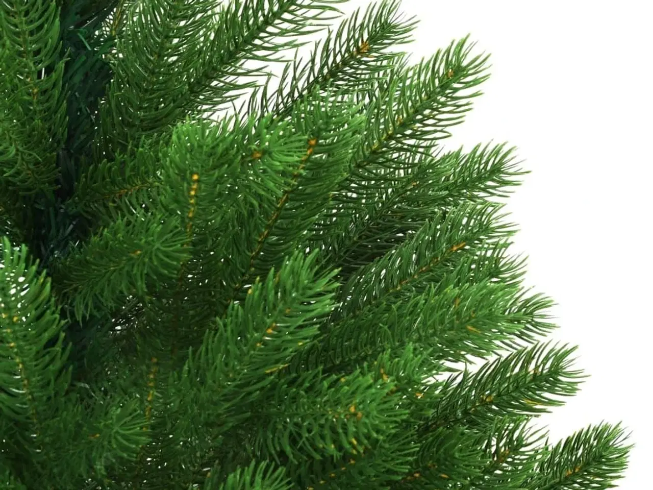 Billede 4 - Kunstigt juletræ med naturtro nåle 120 cm grøn