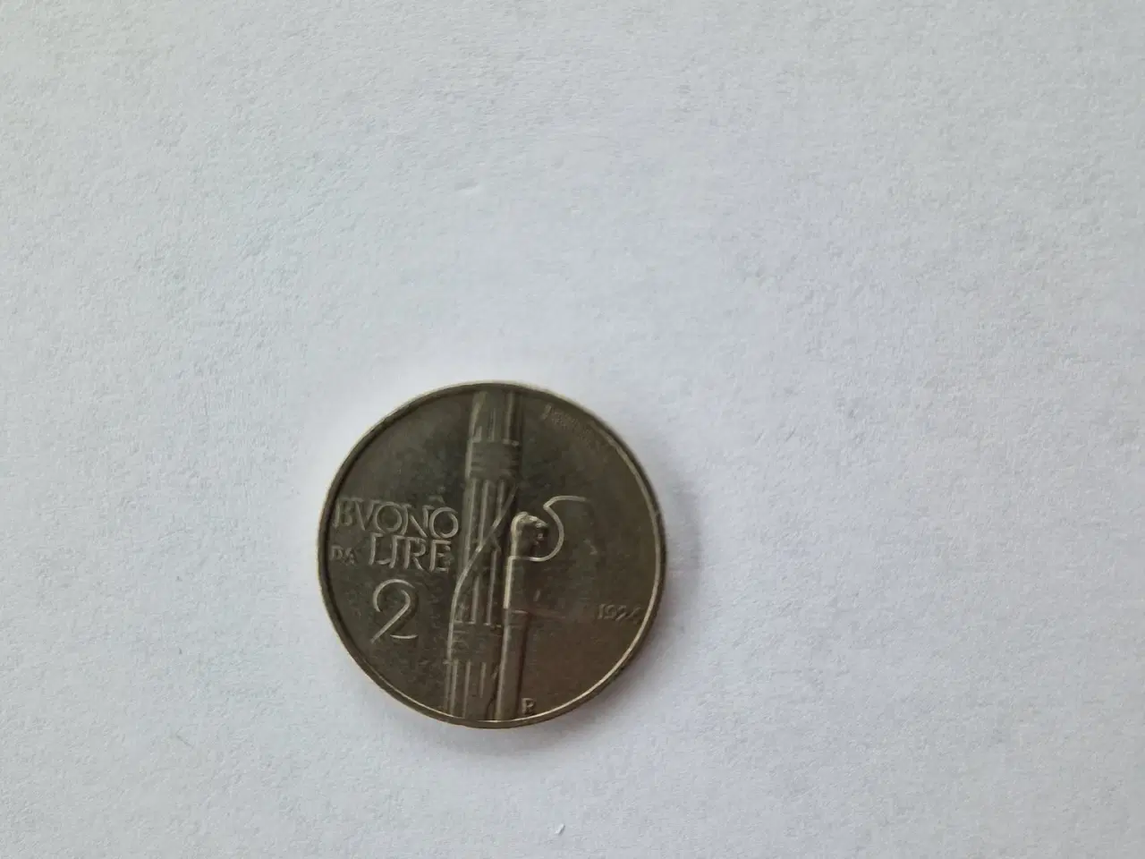 Billede 1 - 2 Lire - Victor Emmanuel III Italy 1924