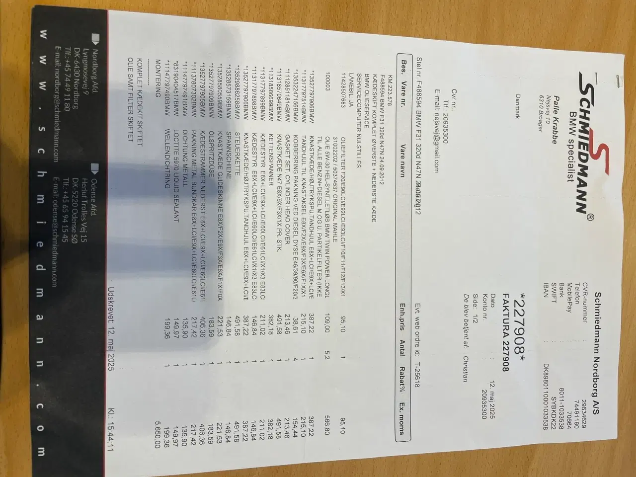 Billede 19 - BMW 320d Touring 2,0 D 184HK Stc 6g