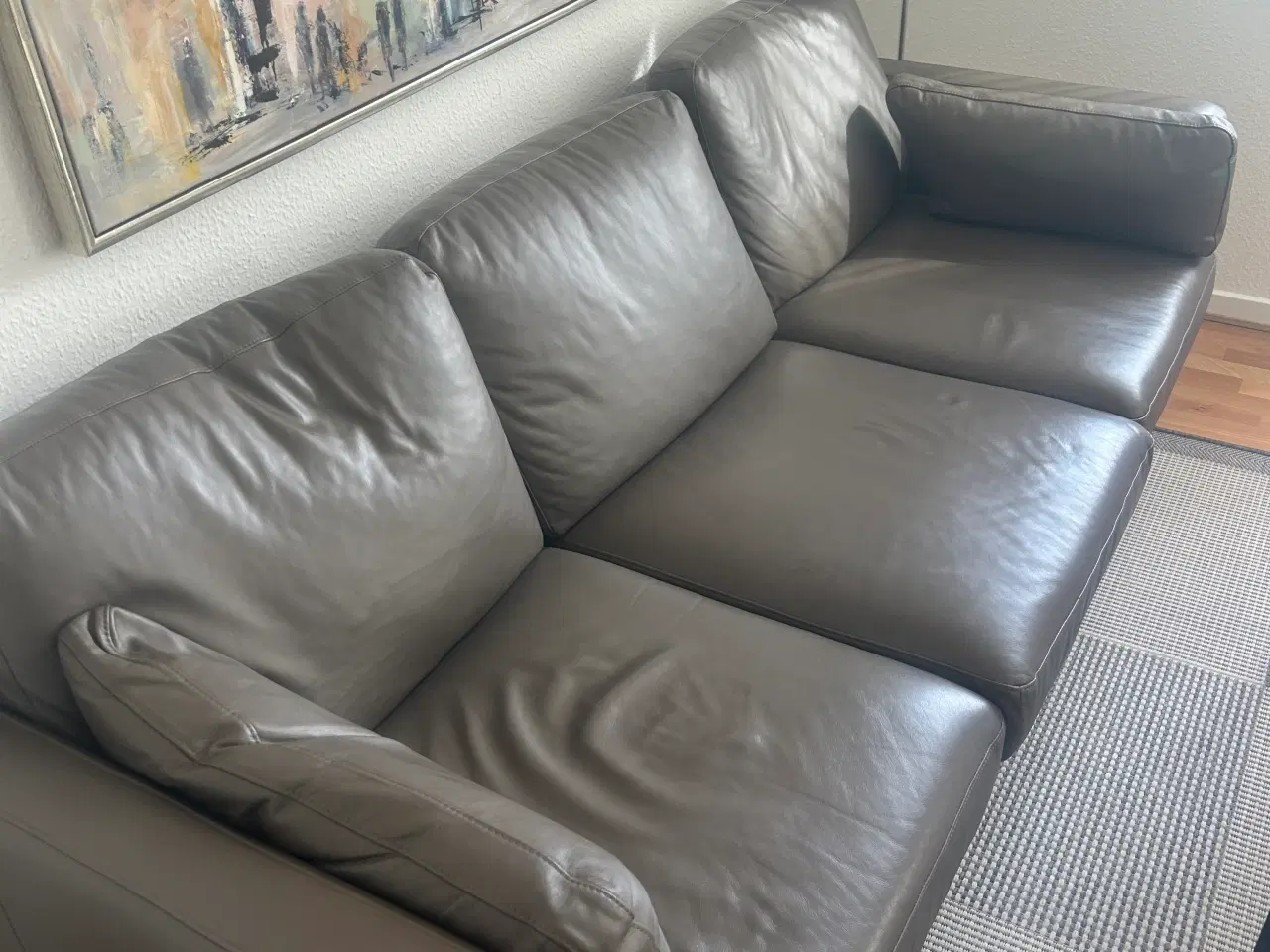 Billede 2 - 2+3 personers lædersofaer fra Stressless