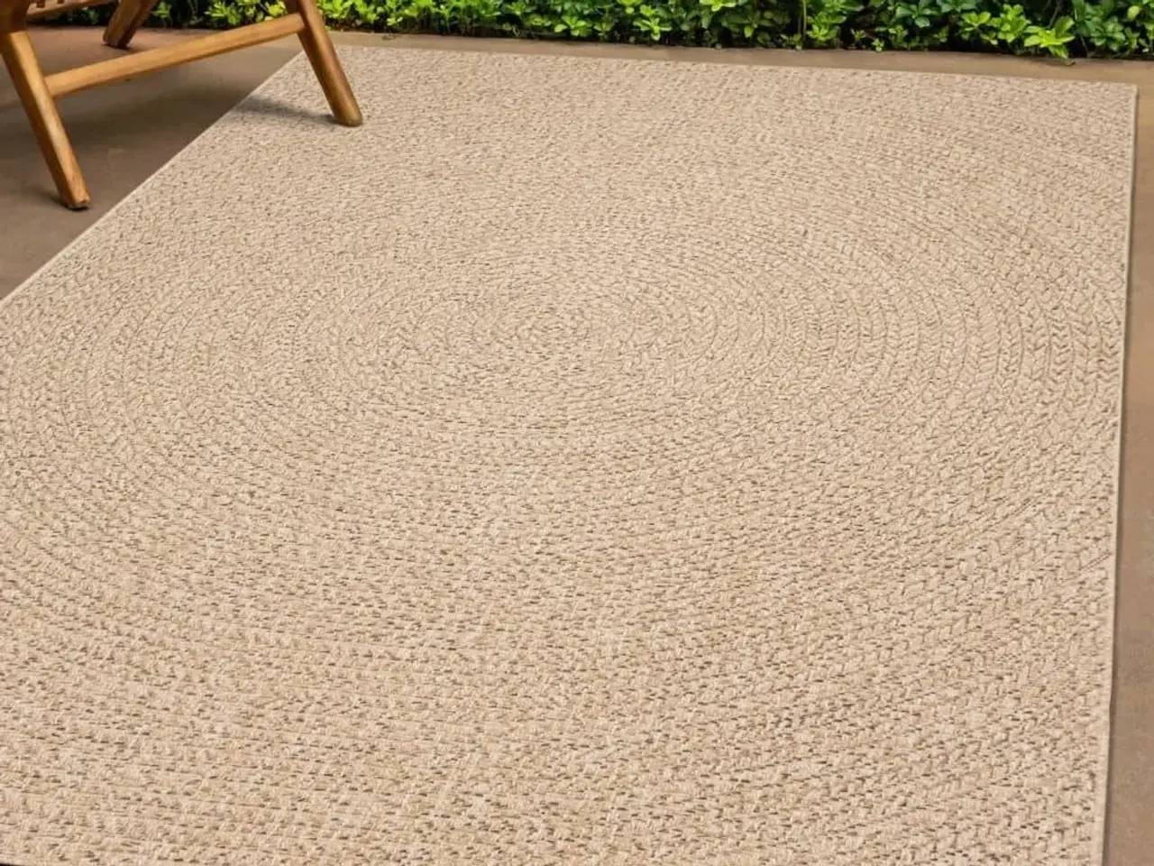 Billede 1 - Gulvtæppe ZIZUR 240x340 cm jute-look indendørs og udendørs