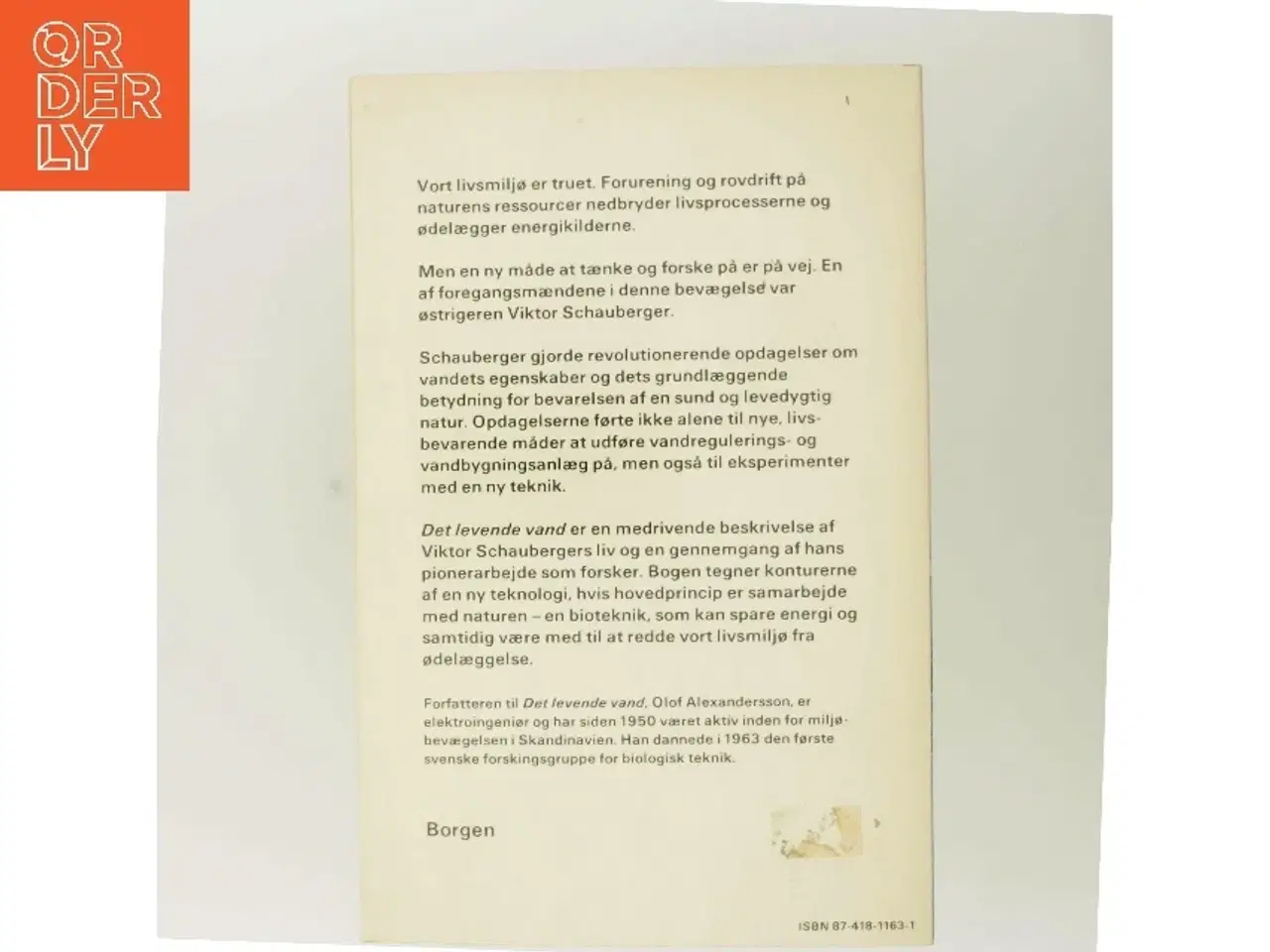 Billede 3 - Det levende vand af Olof Alexandersson (Bog)