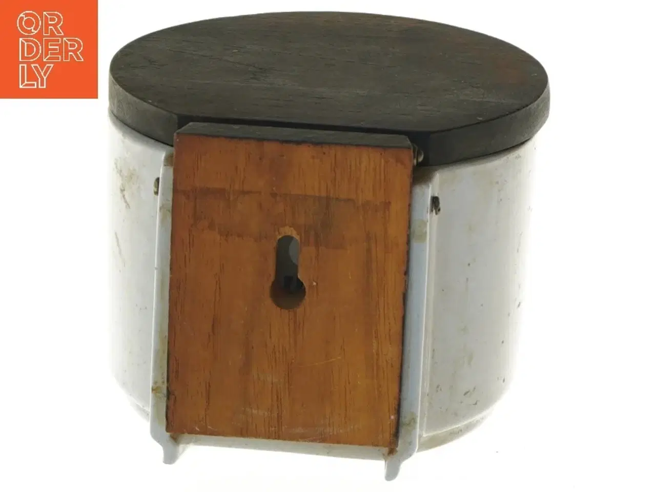 Billede 5 - Vintage saltkar med låg (str. Ø 13,5 cm)