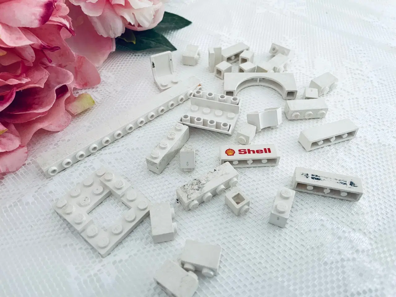 Billede 3 - Lego blandet hvid løsdele 