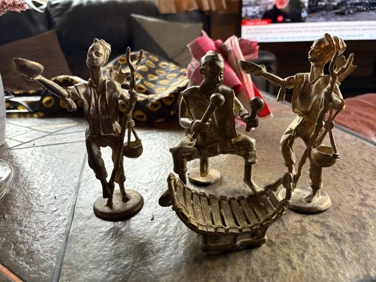 Billede 1 - Tre bronzefigurer