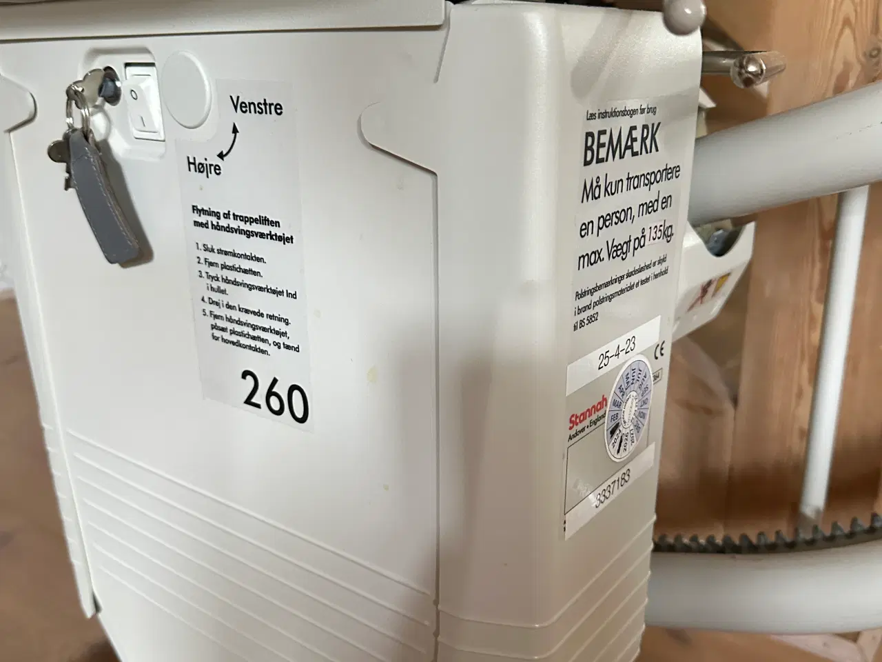 Billede 2 - Siena 260 stolelift/trappelift