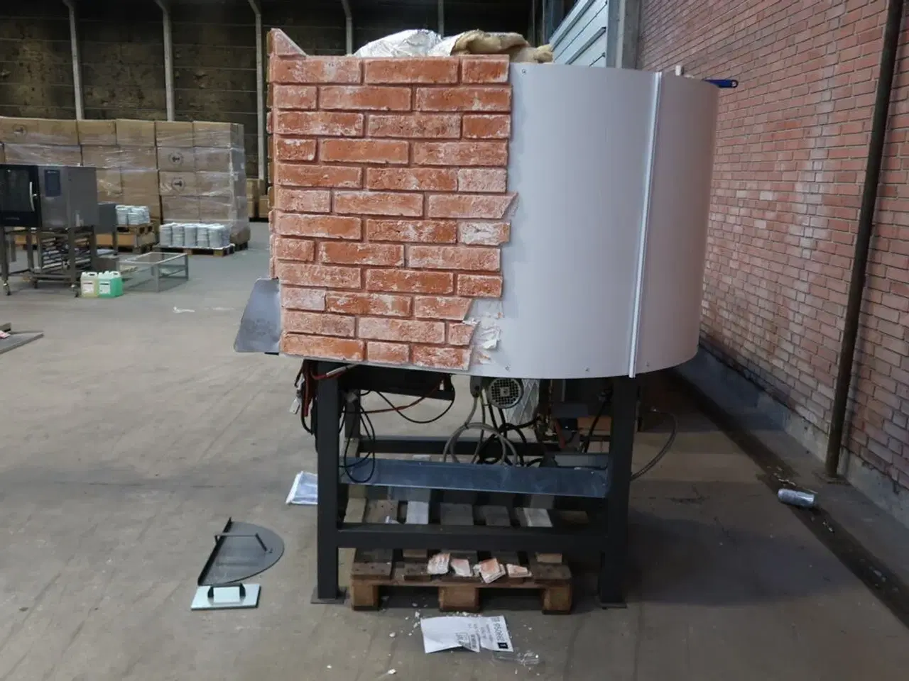 Billede 4 - Demo pizzaovn roterende stenplade Ø95CM, MAM MFRC115