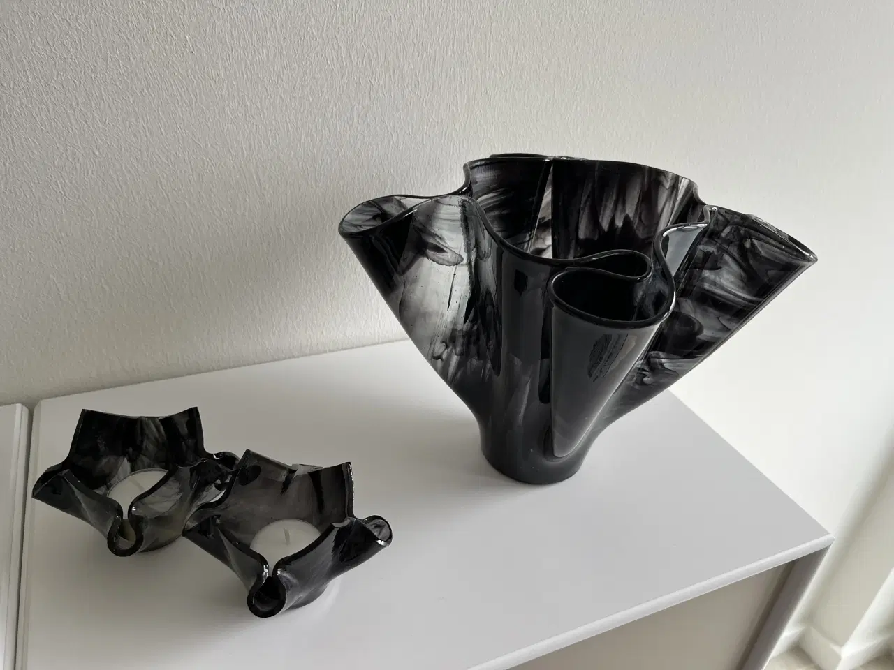 Billede 3 - Vase, lysestager og figurer 