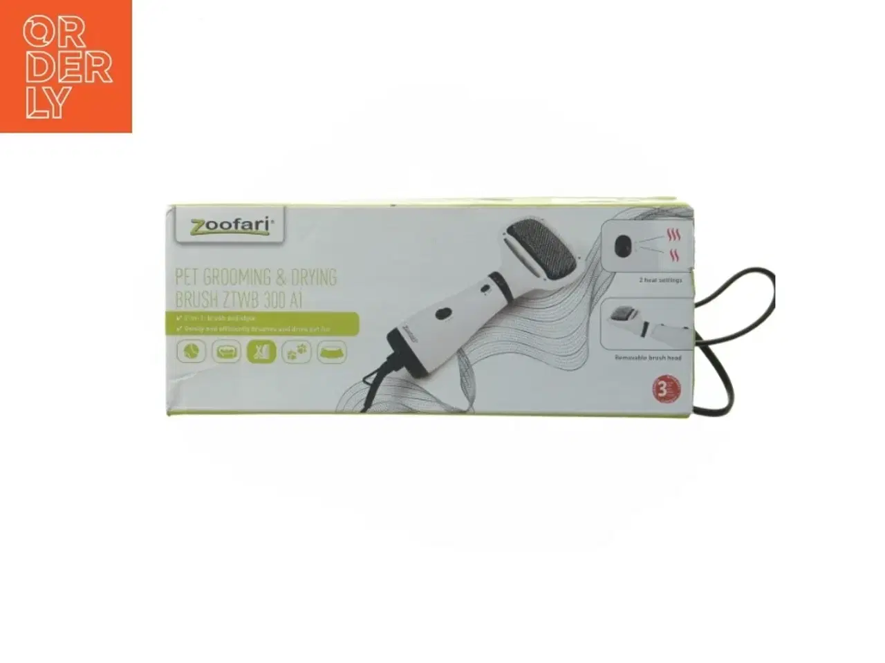 Billede 1 - Pet pleje og tørring børste Zoofari fra Zoofari (str. 28 cm)