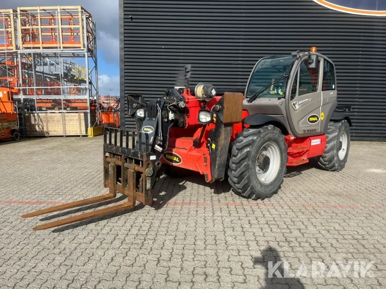 Billede 1 - Teleskoplæsser Manitou MT1440A med kurv/drejeled/gafler