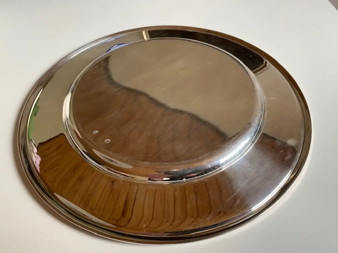 Billede 3 - Sølvfad / dækketallerken, 3-tårnet, Ø27 cm.