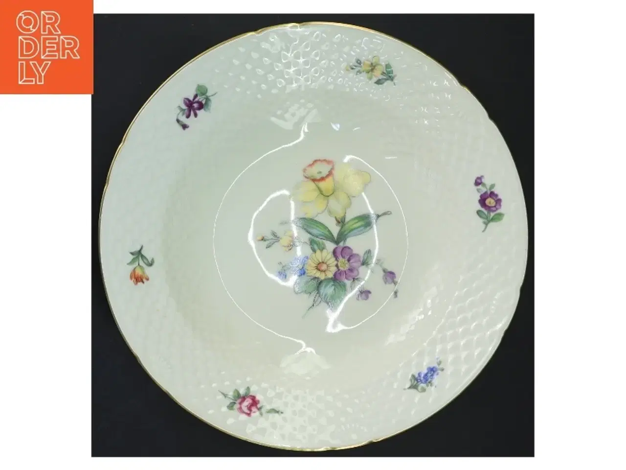 Billede 2 - B&G Saksisk Blomst dyb tallerken (str. Ø 24 cm)