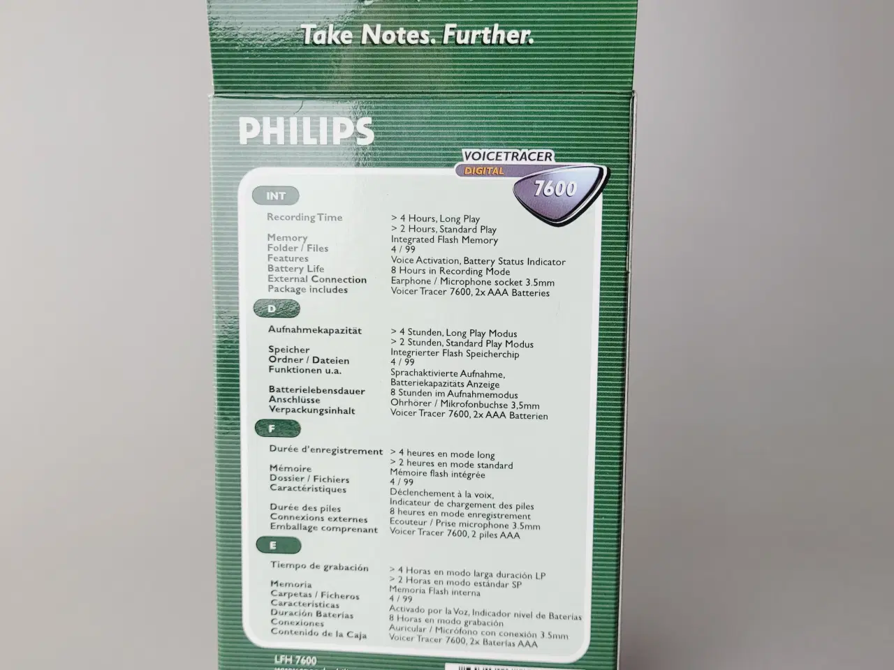 Billede 10 - ⭐️- Philips Voice Tracer 7600 – Digital diktafon 