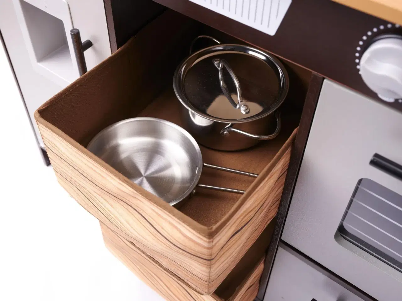 Billede 14 - Legekøkken i træ MDF med tilbehør LOFT XXL 96 cm