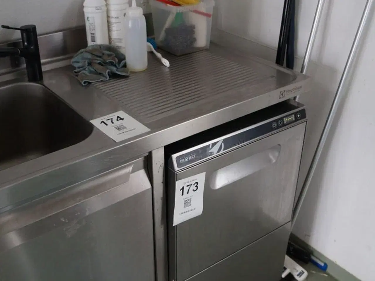 Billede 4 - Arbejdsbord i rustfri stål  ELECTROLUX 120x80x89,5 cm