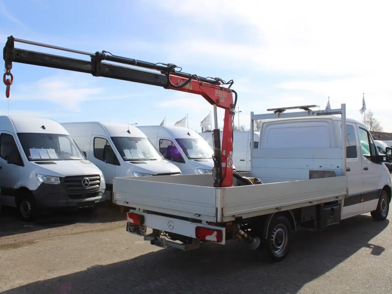 Billede 1 - Mercedes Sprinter 316 2,2 CDi A3 Mandskabsvogn m/lad aut. RWD