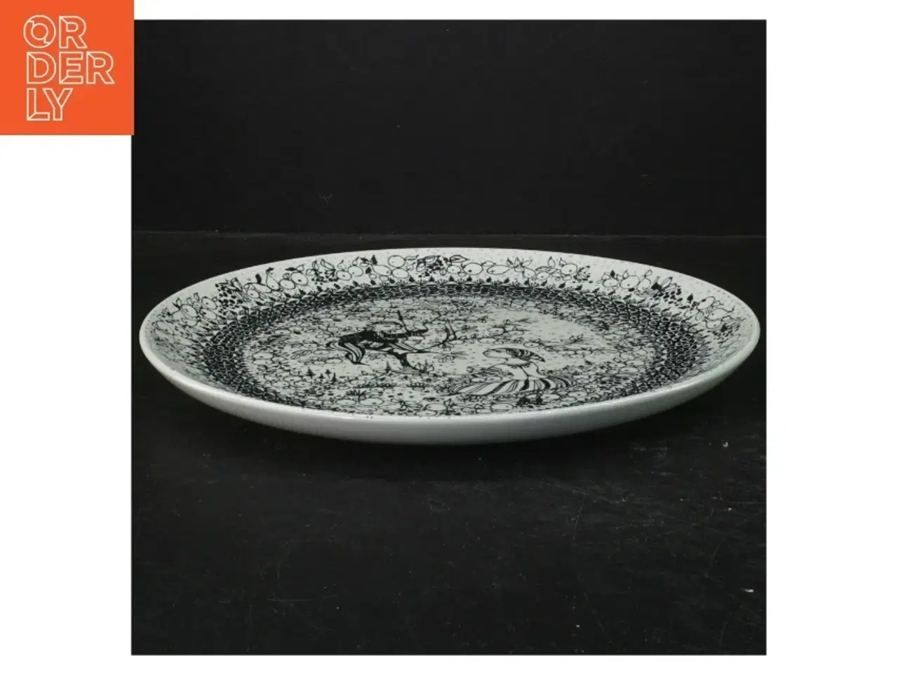 Billede 2 - Dekorativ porcelænstallerken, Bjørn Wiinblad (str. Ø. 27 cm)