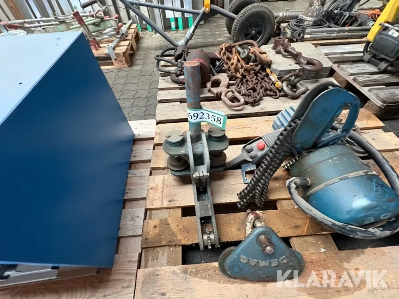 Billede 3 - DEMAG Løfte- og hydraulikudstyr samlet parti