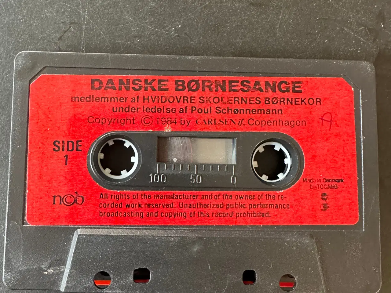 Billede 1 - Retro kassettebånd med Hvidovre skolernes børnekor