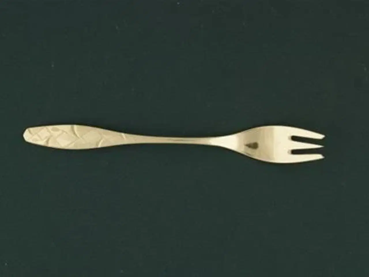 Billede 1 - Diamant Kagegaffel, 14½ cm.