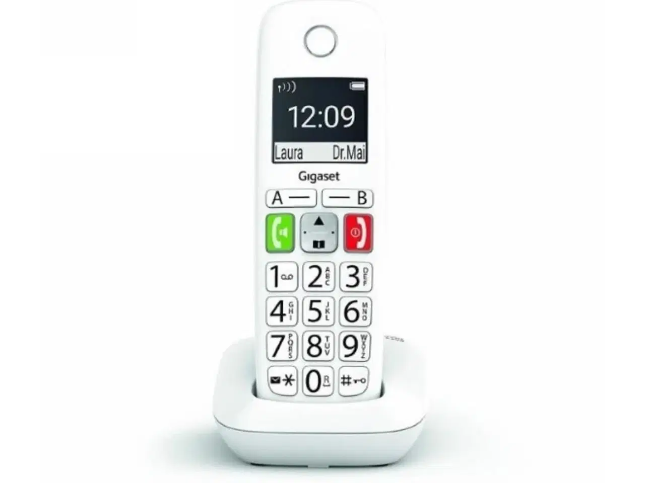 Billede 1 - Trådløs telefon Gigaset E290 Hvid