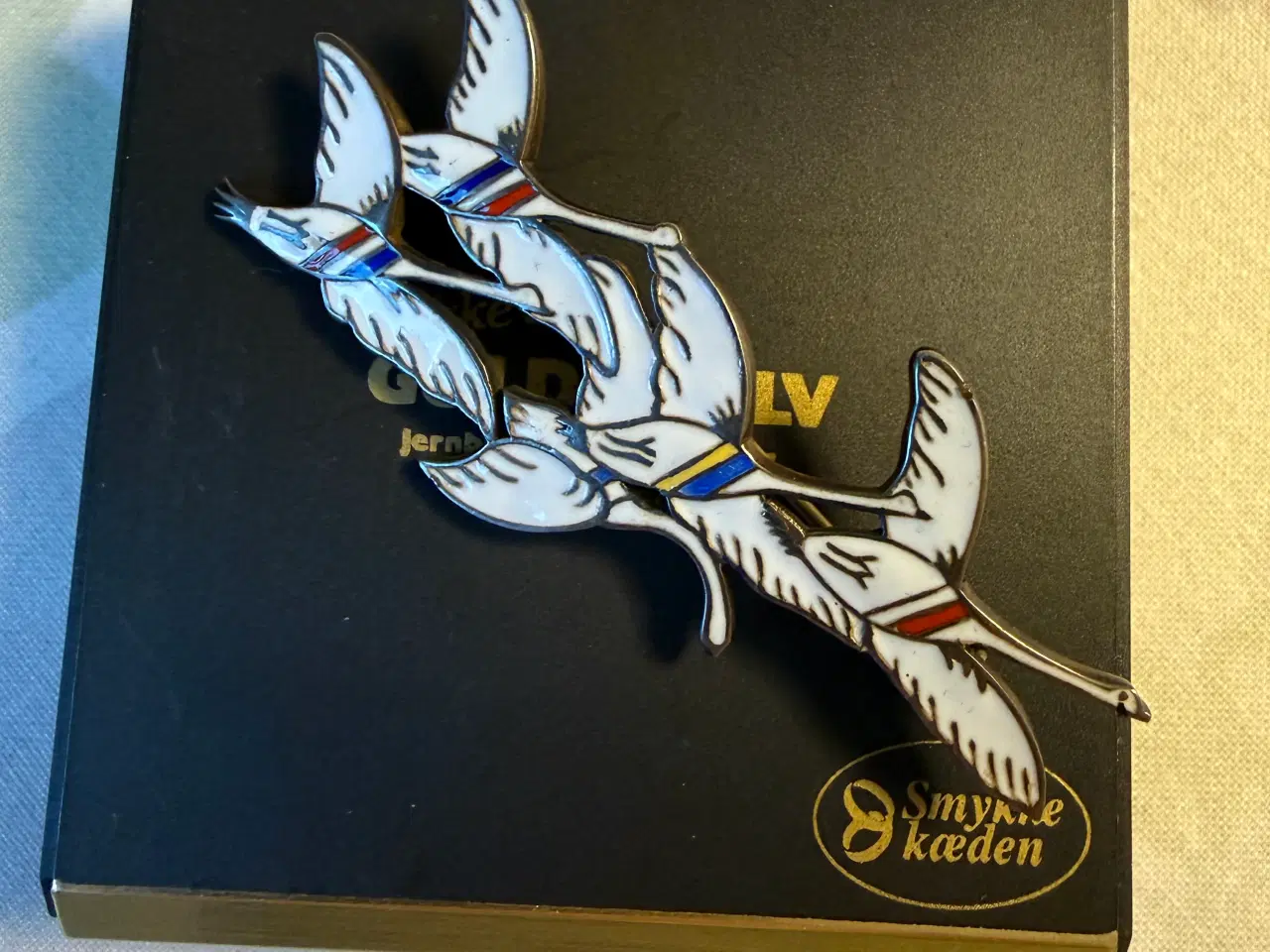 Billede 1 - Erik Magnussen sølv broche