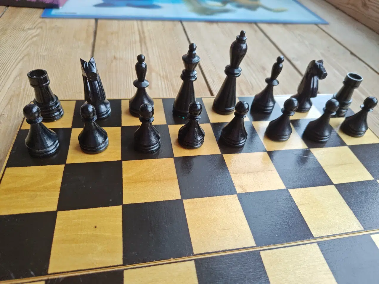 Billede 2 - Skak Brætspil i træ