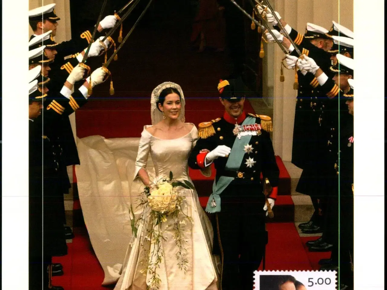 Billede 1 - Kronprins Frederik og Kronprinsesse Mary Bryllup 2004 - u/n - Brugt