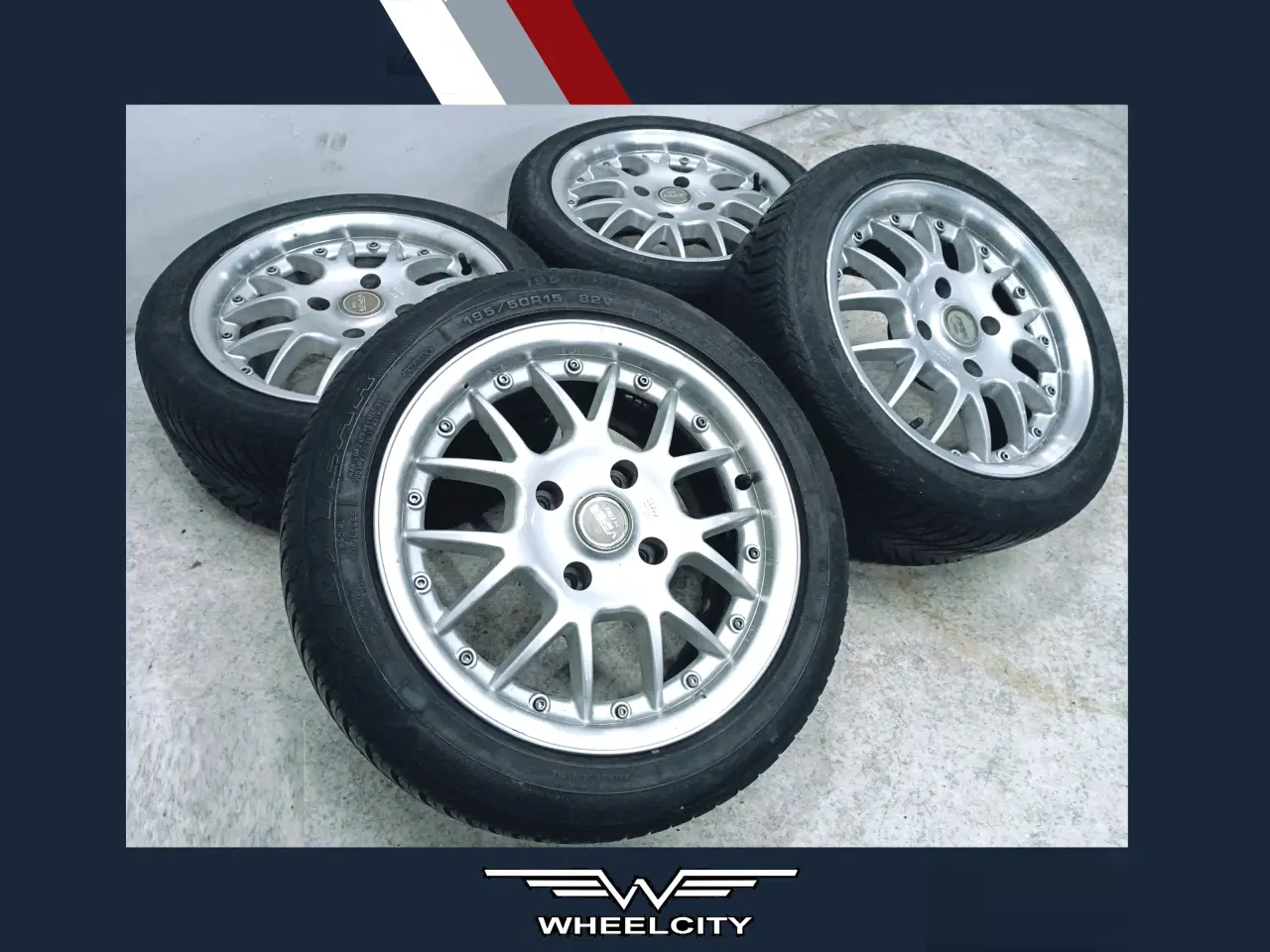 Billede 1 - 4x114,3 15" ET40 nav 70,1ø Viper fælge