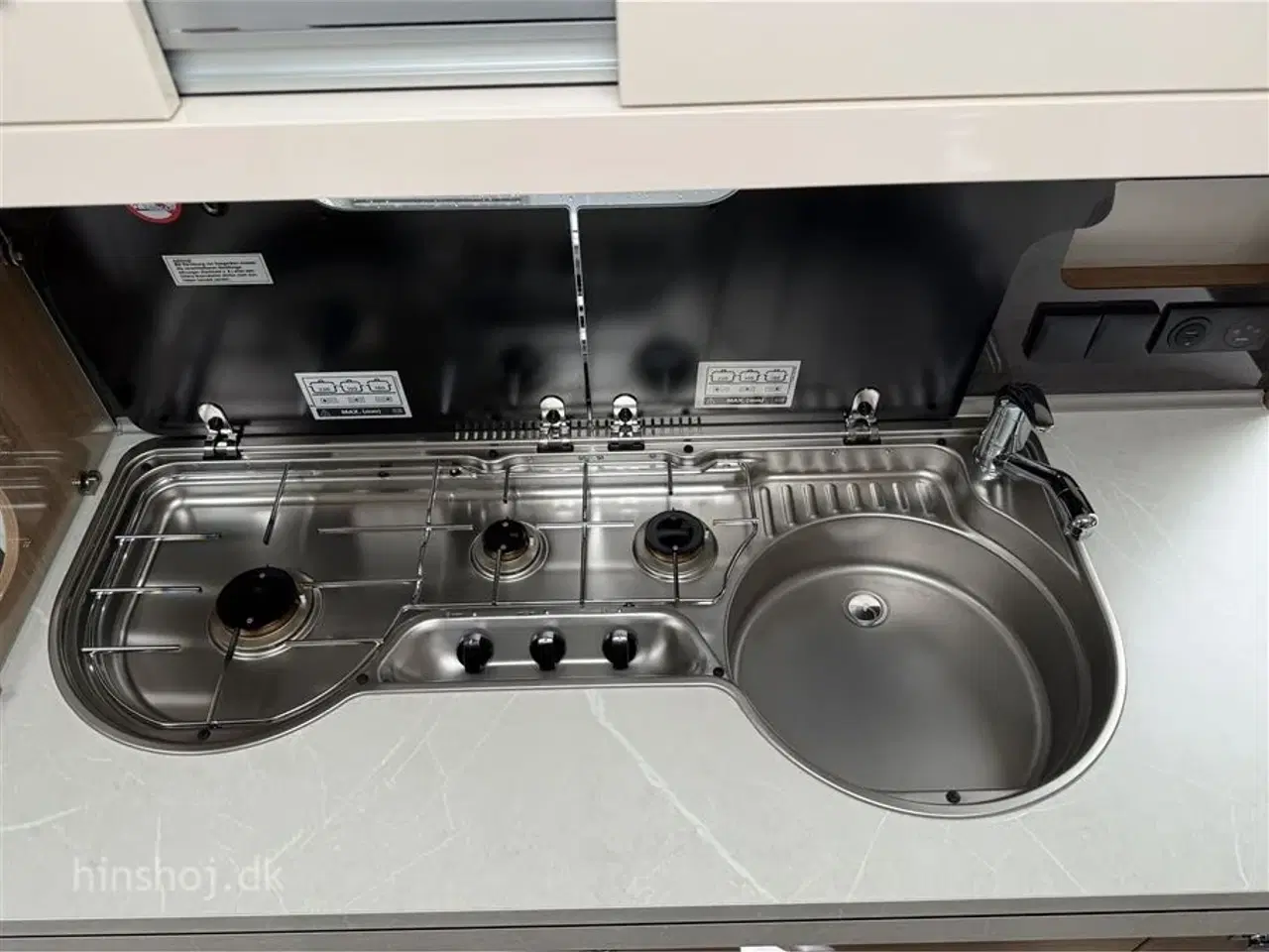 Billede 6 - 2022 - Hobby Excellent 540 UFF   Dejlig vogn med rundsidegruppe og fritstående dobbeltseng fra Hinshøj Caravan